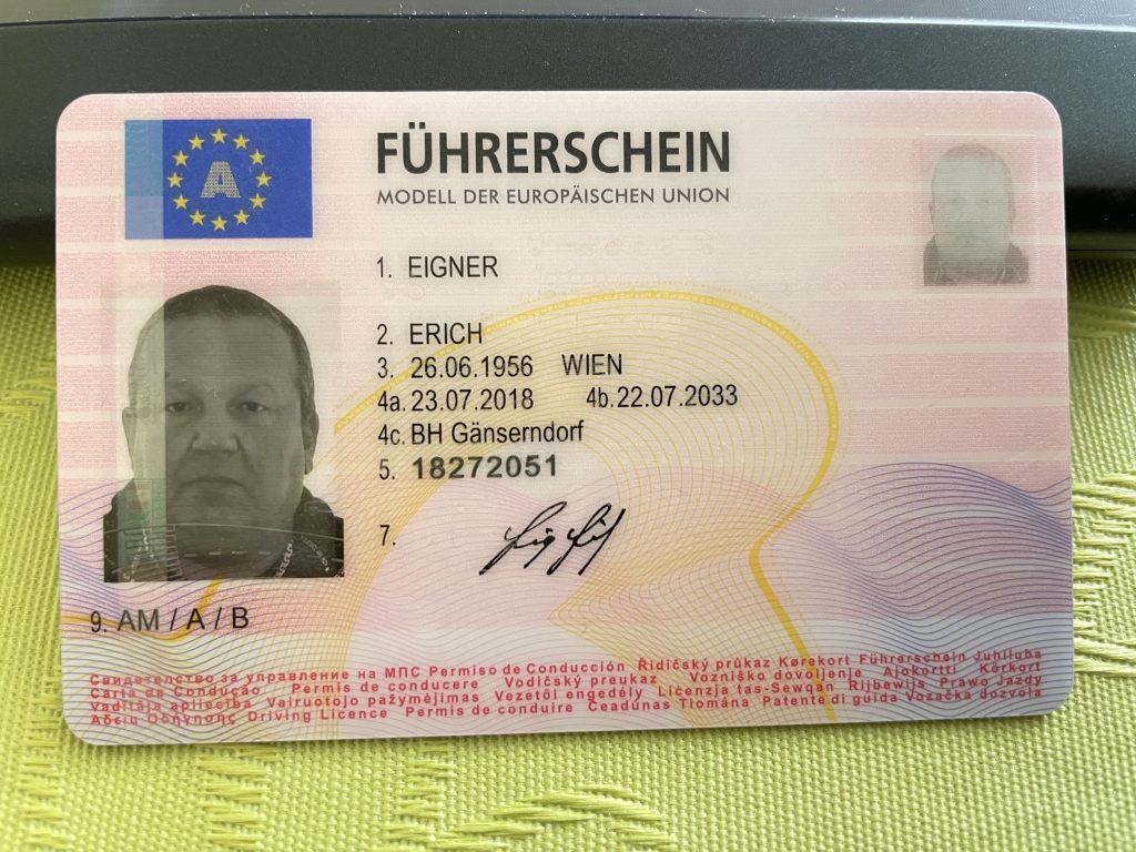 kaufen Österreichischen Führerschein